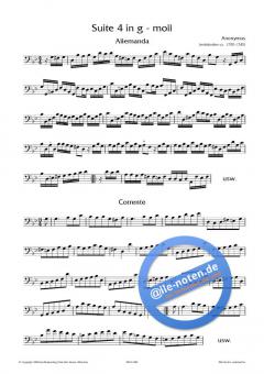 5 Suiten für Cello Solo 1740 Heft 2 im Alle Noten Shop kaufen