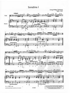 6 Sonatinen von Georg Philipp Telemann 