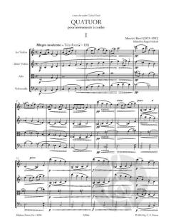 Streichquartett von Maurice Ravel im Alle Noten Shop kaufen