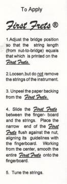 First Frets: Fingersatz- & Positions-Schablone (1/ für Violine im Alle Noten Shop kaufen - DUR-DFFF117