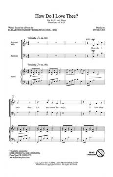 How Do I Love Thee? von Jay Rouse (Download) 