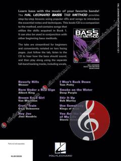 Hal Leonard: Bass Tab Method Songbook 1 