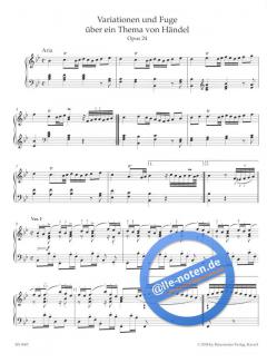 Variationen und Fuge über ein Thema von Händel von Johannes Brahms (Download) 