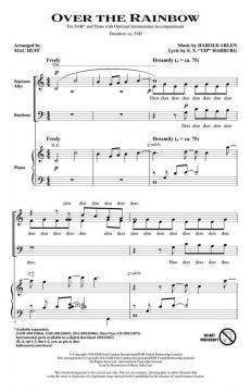 Over The Rainbow von Harold Arlen (Download) 