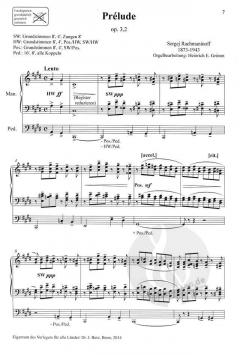 9 Transkriptionen von Sergei Rachmaninow für Orgel solo im Alle Noten Shop kaufen