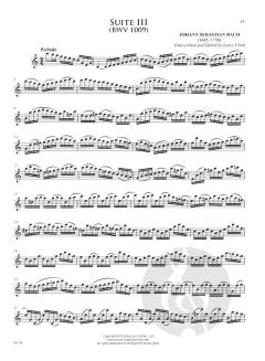 Six Cello Suites for Saxophone von Johann Sebastian Bach 