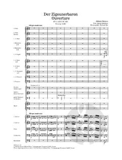 Zigeunerbaron Ouverture RV 511A/B/C-OU.ABC von Johann Strauss (Sohn) für Orchester aus Der Zigeunerbaron (2. Auflage) im Alle Noten Shop kaufen