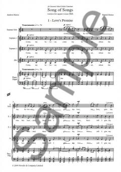 Song Of Songs von Patrick Hawes 