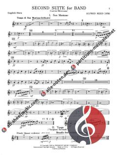 Second Suite For Band Latino Mexicana (Alfred Reed) 