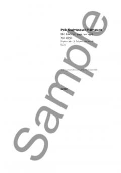 Din Tavshed/Your Silence (Pelle Gudmundsen-Holmgreen) 