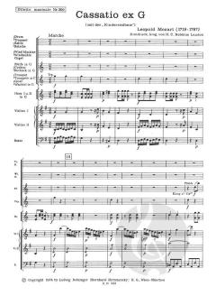 Cassatio ex G (mit der Kindersinfonie) (Leopold Mozart) 
