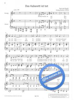 Lieder und Chansons Band 2 von Georg Kreisler 