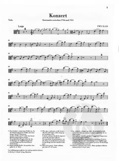 Violakonzert G-Dur TWV 51:G9 von Georg Philipp Telemann im Alle Noten Shop kaufen