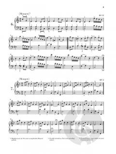Klavierstücke aus dem 'Nannerl-Notenbuch' von Wolfgang Amadeus Mozart im Alle Noten Shop kaufen