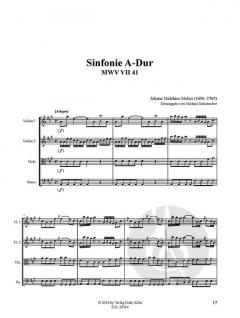 Sämtliche Sinfonien Vol. 14 von Johann Melchior Molter 