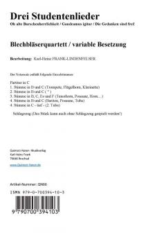 3 Studentenlieder 