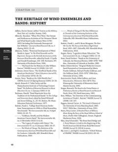Sourcebook For Wind Band And Instrumental Music 