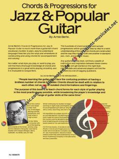 Chords And Progressions For Jazz And Popular Guitar von Arnie Berle 