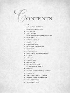 Wedding Songs For Classical Guitar 