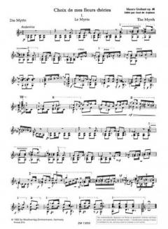 Eine Auswahl meiner Lieblingsblumen op. 46 von Mauro Giuliani 