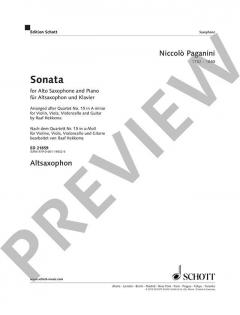 Sonate von Niccolò Paganini 
