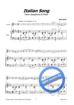 Italian Song von Hans Aerts 
