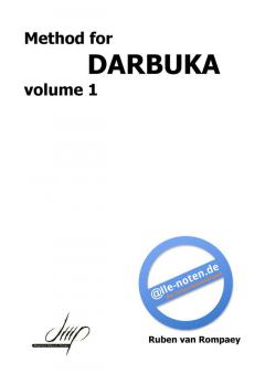 Method for Darbuka I (English) von Ruben van Rompaey 