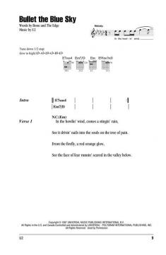 U2 - Guitar Chord Songbook 