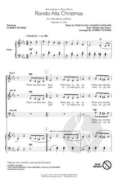 Rondo Alla Christmas von Wolfgang Amadeus Mozart (Download) 