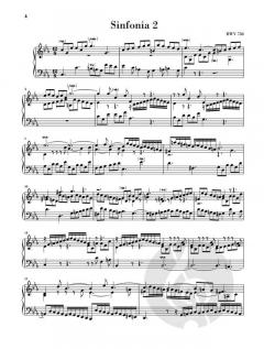 Sinfonien (Dreistimmige Inventionen) von Johann Sebastian Bach 