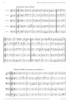 Paduane und Galliarde 'Go from my window' (Valentin Haußmann) 