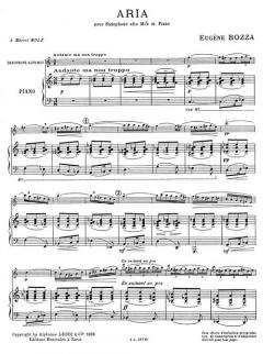 Aria von Eugene Bozza 