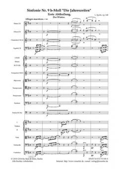 Sinfonie Nr. 9 h-Moll op. 143 'Die Jahreszeiten' von Louis Spohr 