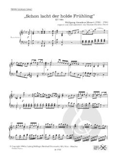 Schon lacht der holde Frühling von Wolfgang Amadeus Mozart 
