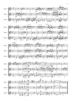 Torna a Surriento von Ernesto de Curtis für 3 Tenorhörner