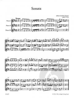 Sonate für 3 Flöten von Johann Joachim Quantz im Alle Noten Shop kaufen