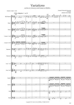 Variationen über 'Es kann ja nicht immer so bleiben' op. 14 von Gotthelf Heinrich Kummer 