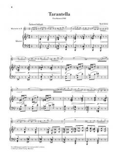 Tarantella und Albumblatt von Max Reger für Klarinette und Klavier im Alle Noten Shop kaufen