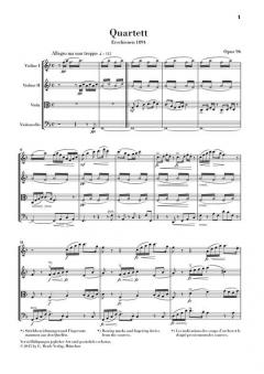 Streichquartett F-dur op. 96 von Antonín Dvorák im Alle Noten Shop kaufen