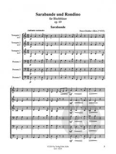 Sarabande und Rondino op. 69 (Hans-Günther Allers) 