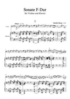 Sonate F-Dur für Violine und Klavier im Alle Noten Shop kaufen