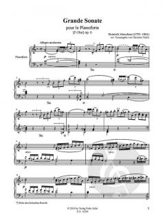 Grande Sonate F-Dur op. 6 von Heinrich Marschner 