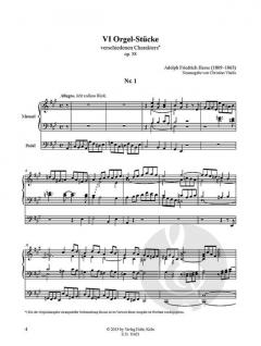 VI Orgel-Stücke von Adolph Friedrich Hesse im Alle Noten Shop kaufen