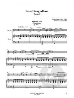 Fauré Song Album I 