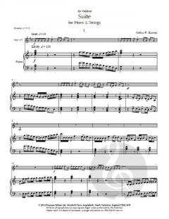 Suite for Horn & Strings von Arthur P. Barnes im Alle Noten Shop kaufen