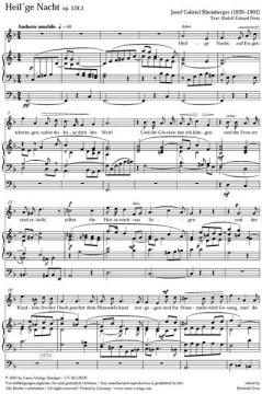 Heil'ge Nacht; Osterlied von Joseph Gabriel Rheinberger 