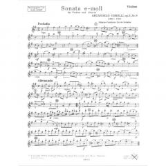 Sonata e-moll op. 5/8 von Arcangelo Corelli 