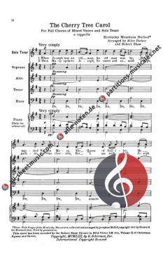 Shaw Parker Book Of Christmas Carols 