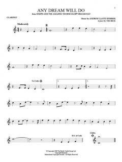 101 Broadway Songs For Clarinet 