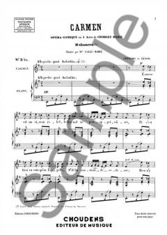 Habanera 'L'Amour Est Un Oiseau Rebelle' von Georges Bizet 